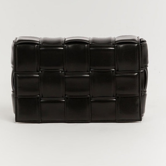 DISSH CORA BLACK FAUX LEATHER WOVEN - Picture 3 of 7